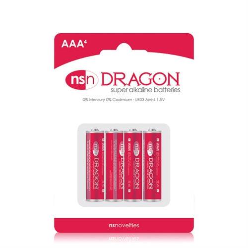 Dragon - Alkaline Batteries - AAA - 4 Pack - Not Very Vanilla