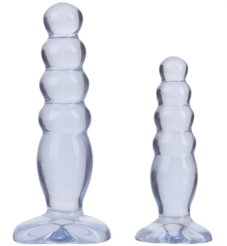 Crystal Jellies Anal Delight Trainer Kit - Clear - Not Very Vanilla