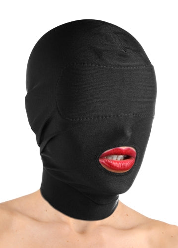 Spandex Hood With Padded Eyes and Open Mouth - Not Very Vanilla