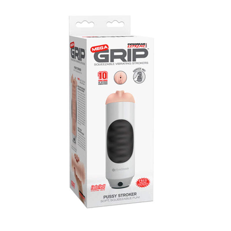 PDX Mega Grip Pussy Stroker - Not Very Vanilla