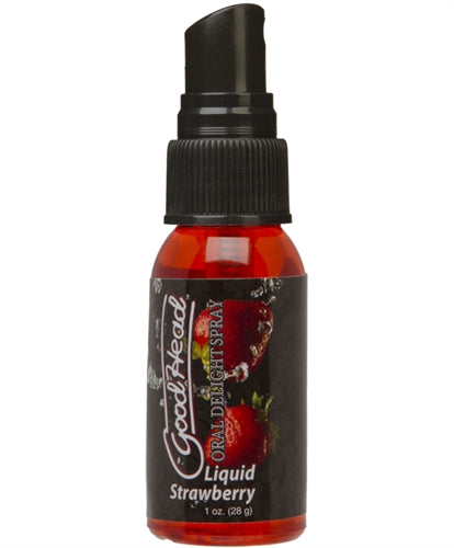 Good Head Oral Delight Spray 1 Oz - Liquid Strawberry - Not Very Vanilla