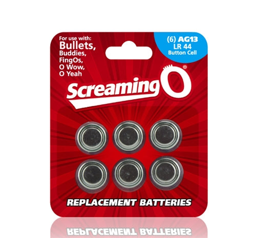 Replacement Batteries AG13 LR44 Button Cell 6 Count Each - Not Very Vanilla