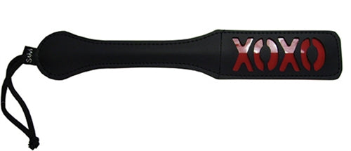 Sex and Mischief Xoxo Paddle - Black - Not Very Vanilla