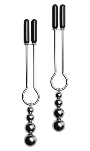 Adorn Triple Bead Nipple Clamp Set - Not Very Vanilla