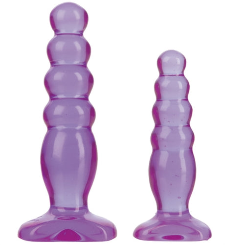 Crystal Jellies Anal Trainer Kit - Purple - Not Very Vanilla