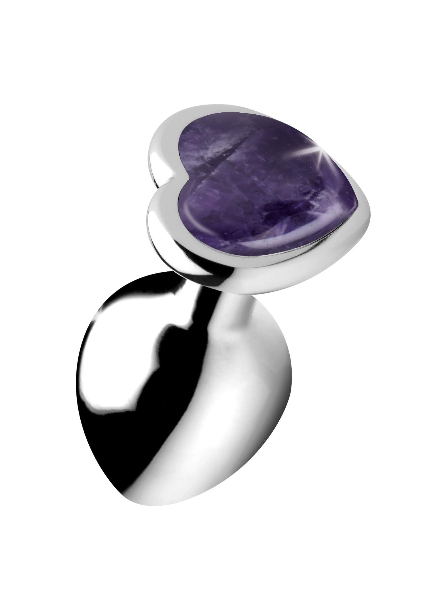 Amethyst Heart Anal Plug - Medium - Not Very Vanilla