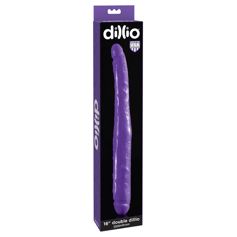 Dillio Purple 16in Double Dong - Not Very Vanilla