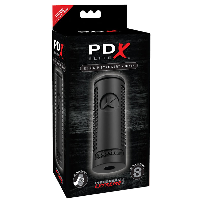 PDX ELITE EZ Grip Stroker Black - Not Very Vanilla