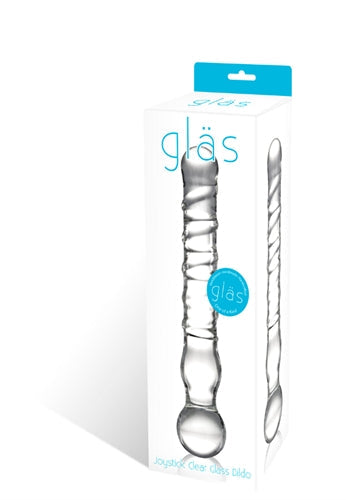 Joystick Clear Glass Dildo - Not Very Vanilla