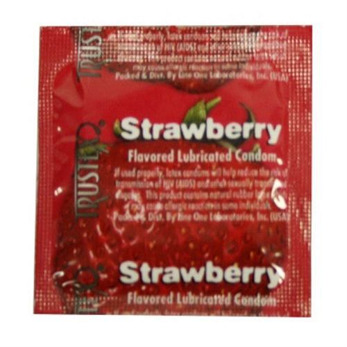 Trustex Flavored Lubricated Condoms - 3 Pack - Strawberry - Not Very Vanilla