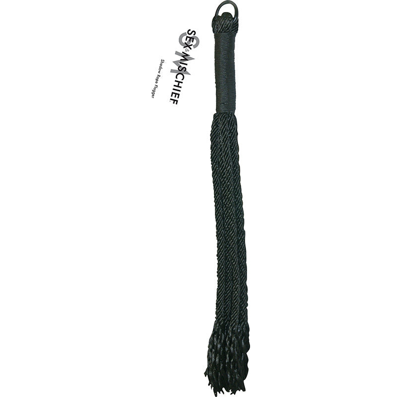 S&M Shadow Rope Flogger - Not Very Vanilla