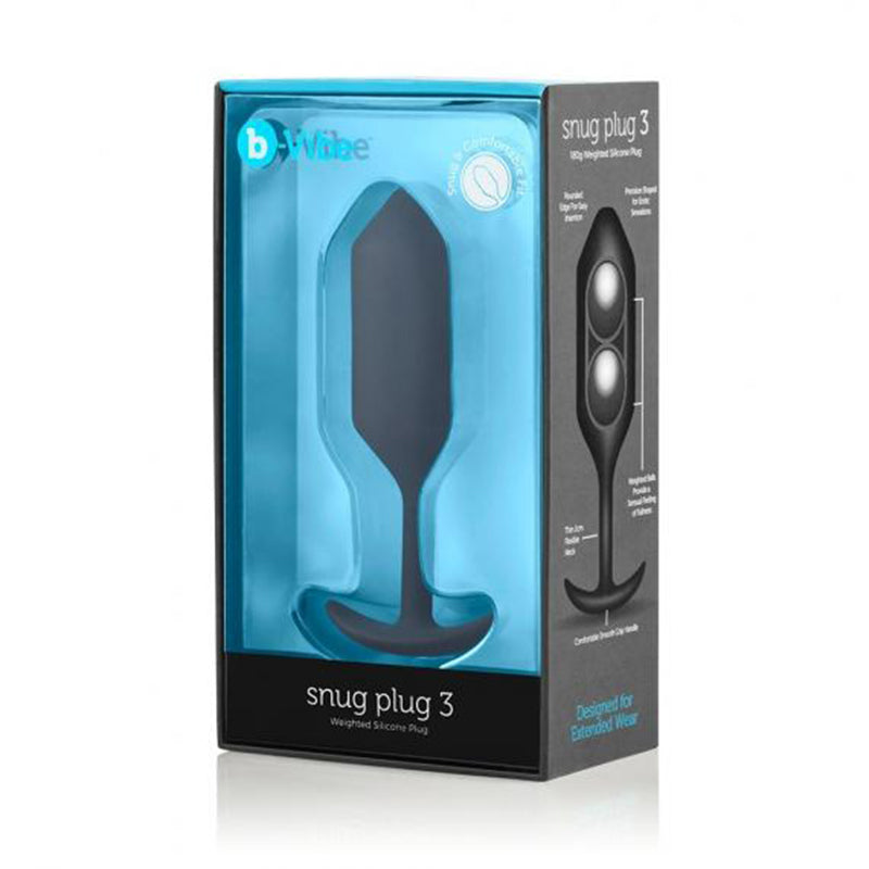 b-Vibe Snug Plug 3
 Black - Not Very Vanilla