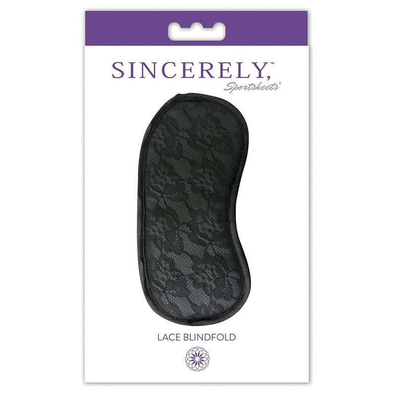 Sincerely, SS Lace Blindfold - Not Very Vanilla