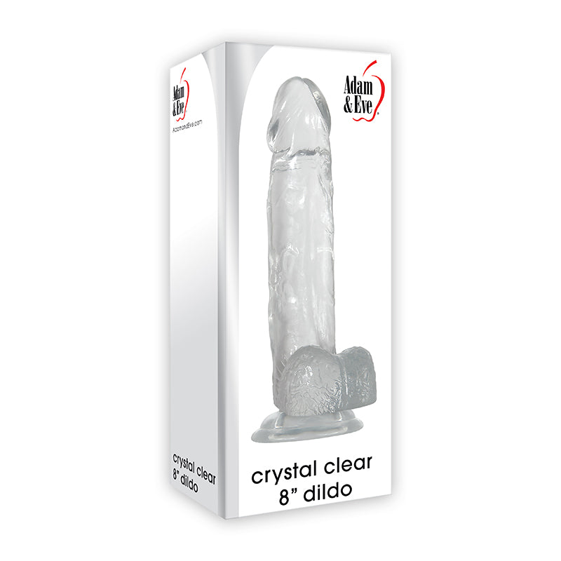 A&E Crystal Clear 8in Dildo - Not Very Vanilla