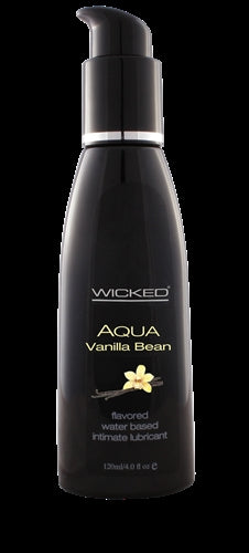 Aqua Vanilla Bean Flavored Water Based Intimate Lubricant - 2 Fl. Oz. - Not Very Vanilla