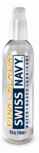 Swiss Navy Flavors Water Based Lubricant - Pina Colada 4 Fl. Oz. - Not Very Vanilla