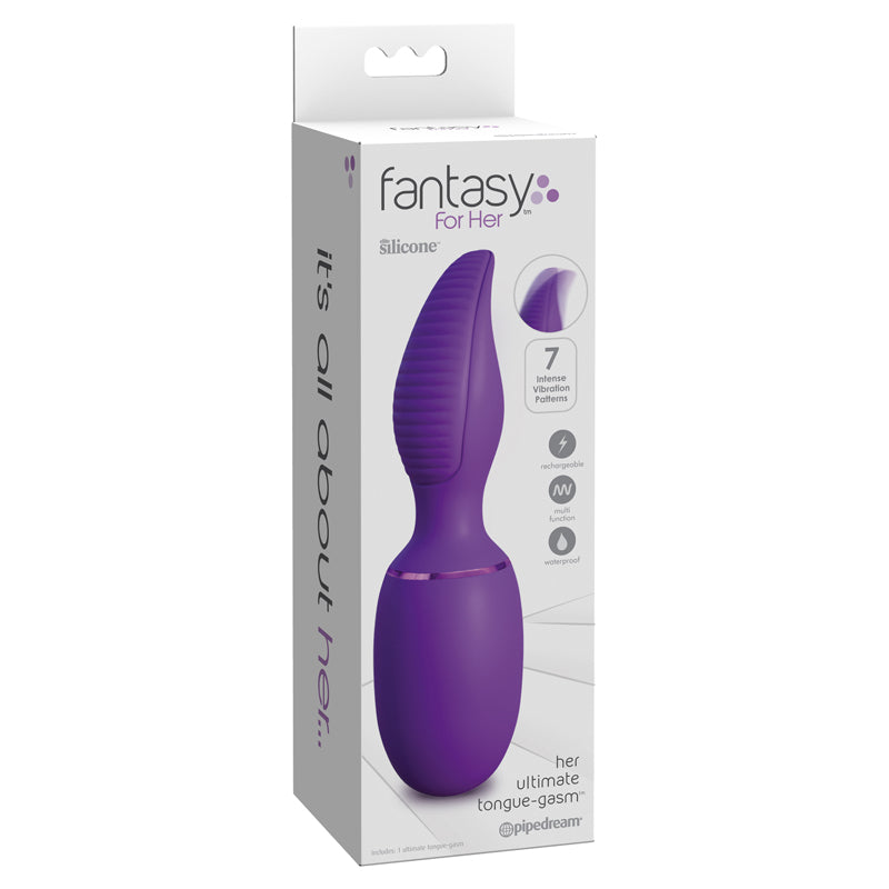 Fantasy for Her Ultimate Tongue-Gasm Purple - Not Very Vanilla