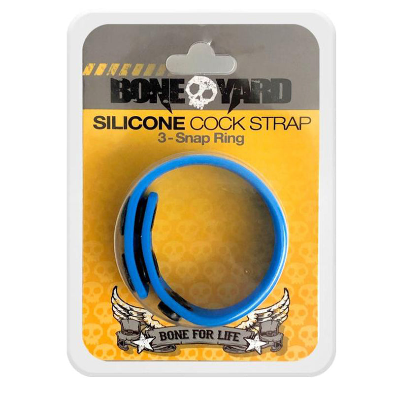 Boneyard Cock Strap Blue - Not Very Vanilla