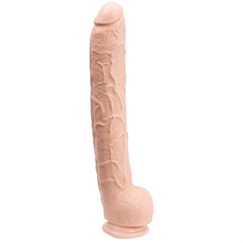 Dick Rambone Cock - 17 Inch - White - Not Very Vanilla