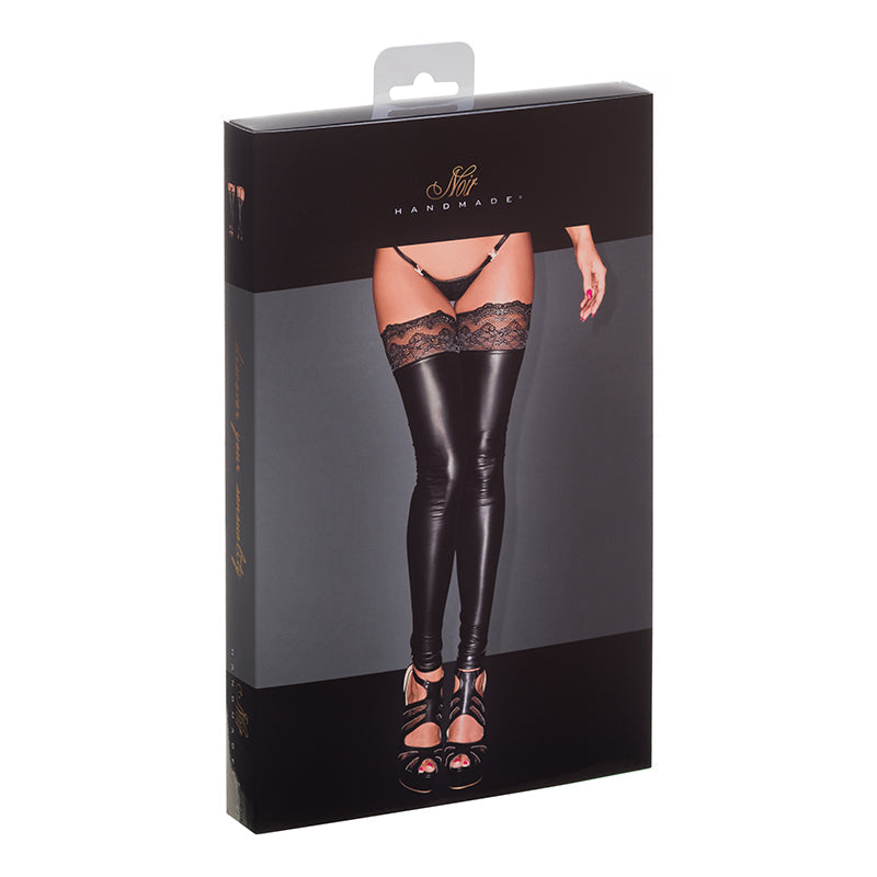 Noir Powerwetlook Stocking Medium - Not Very Vanilla