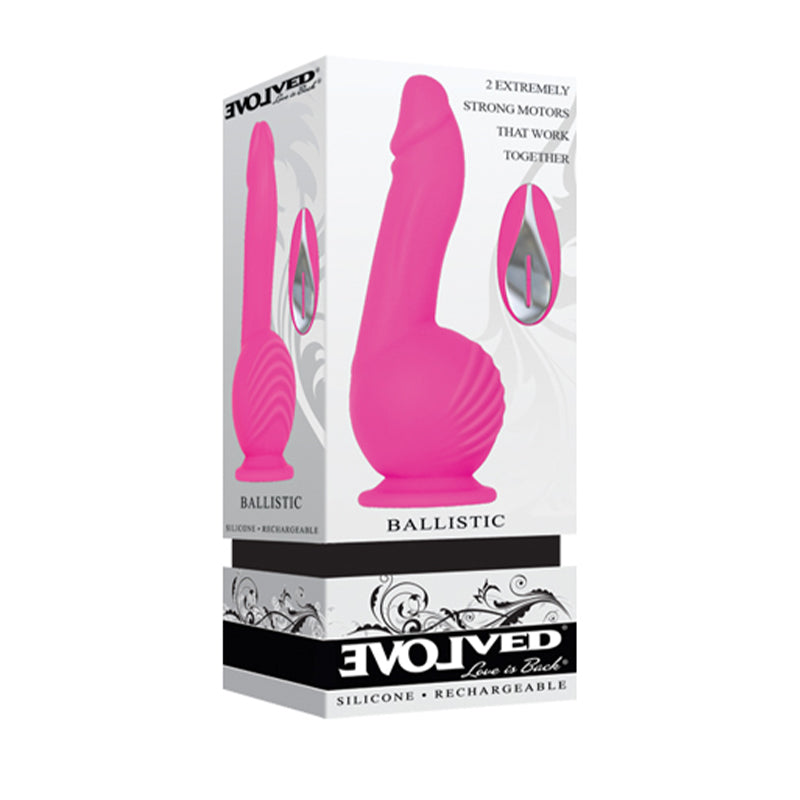 Evolved Ballistic Dong Silicone Pink - Not Very Vanilla