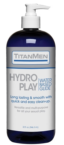 Titanmen Hydro Play Water Based Glide - Bulk - 32 Fl. Oz. - Not Very Vanilla