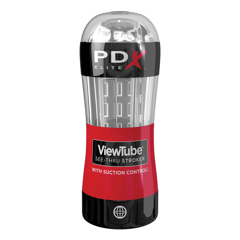 PDX Elite ViewTube Stroker Clear - Not Very Vanilla