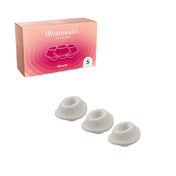 Womanizer Premium Heads Gray Small Pack Of 3 - Not Very Vanilla