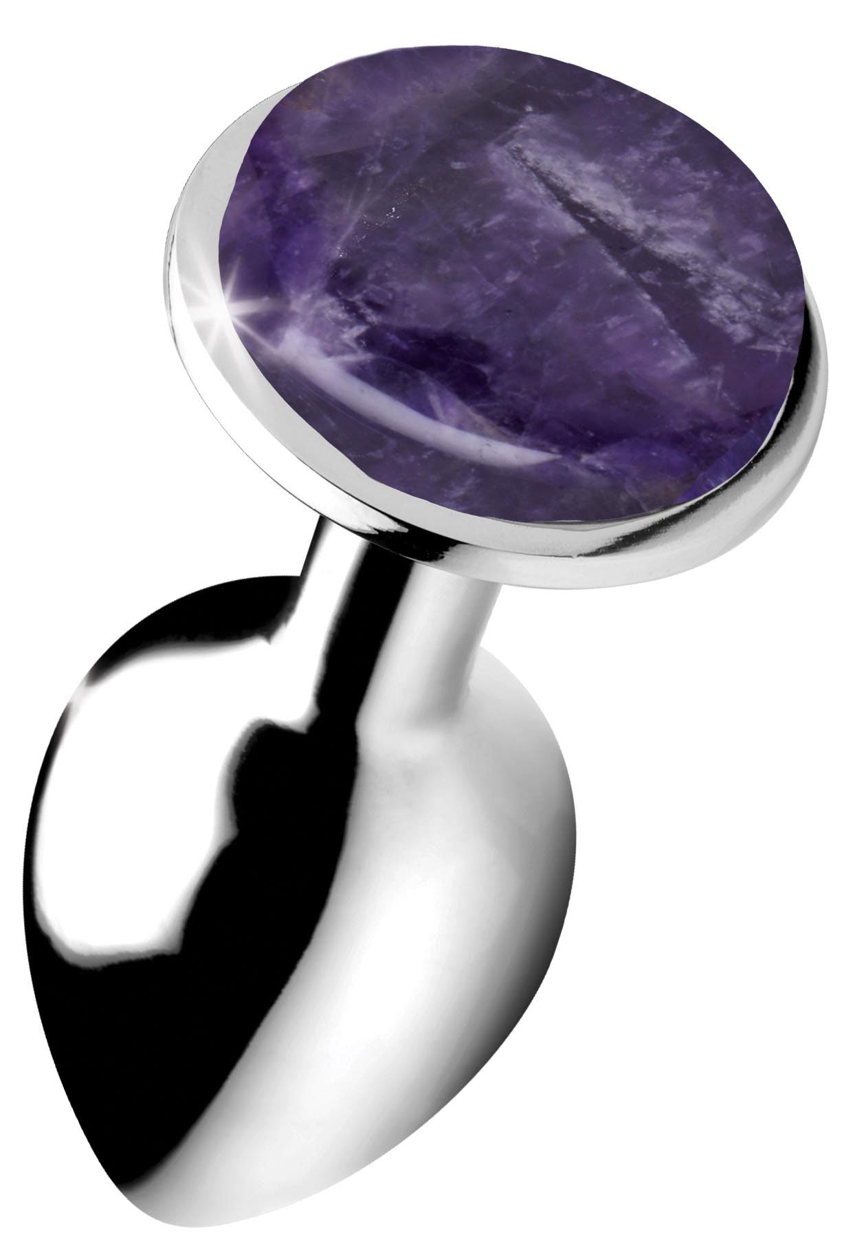 Amethyst Anal Plug - Small - Not Very Vanilla