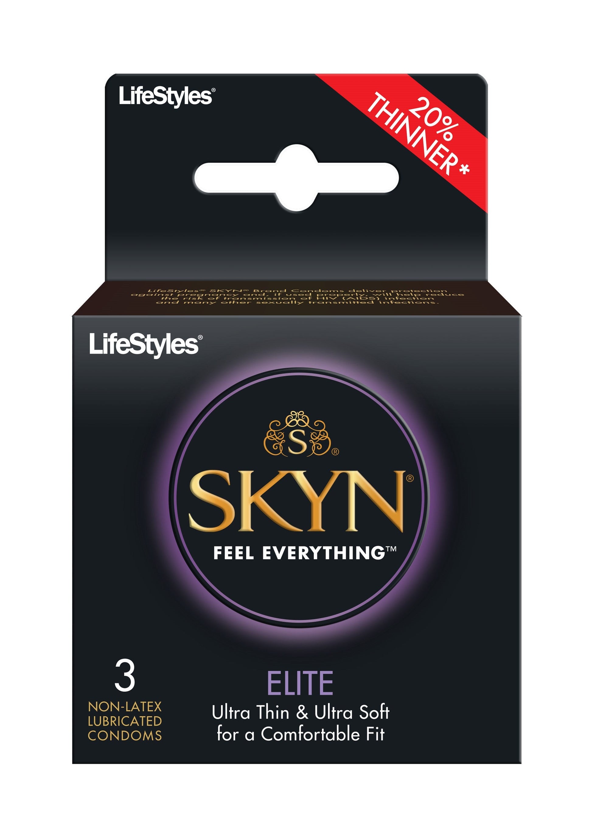 Lifestyles Skyn Elite - 3 Pack - Not Very Vanilla