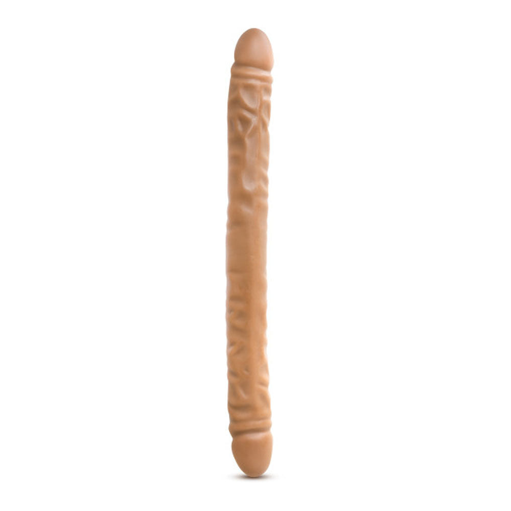 Dr. Skin - 18 Inch Double Dildo - Mocha - Not Very Vanilla