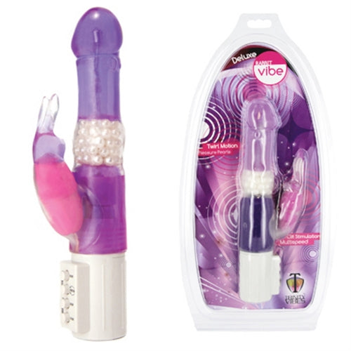 Deluxe Rabbit Vibrator - Purple - Not Very Vanilla