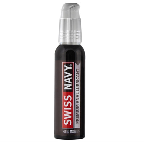 Swiss Navy Premium Silicone Anal Lubricant - 4 Oz. - Not Very Vanilla