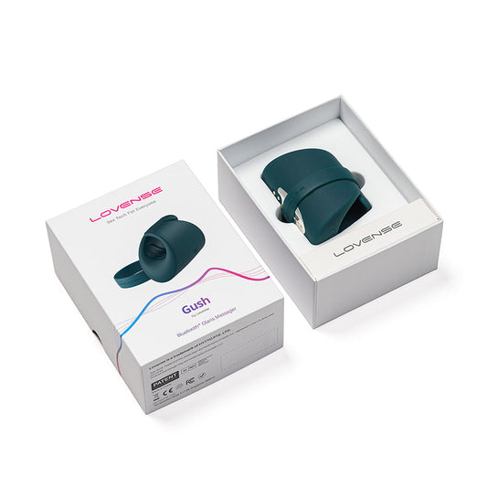 Lovense Gush App-Compatible Handsfree Masturbator Teal - Not Very Vanilla