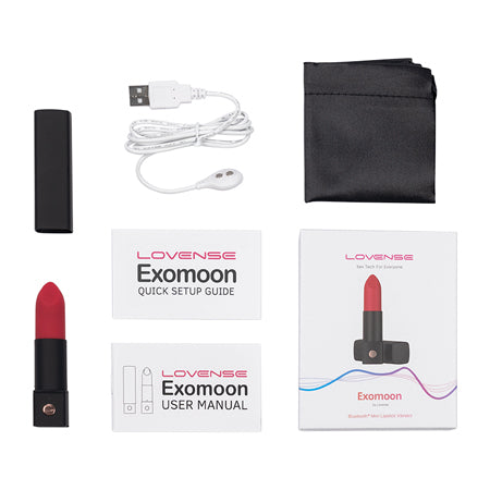 Lovense Exomoon App-Compatible Lipstick Vibrator