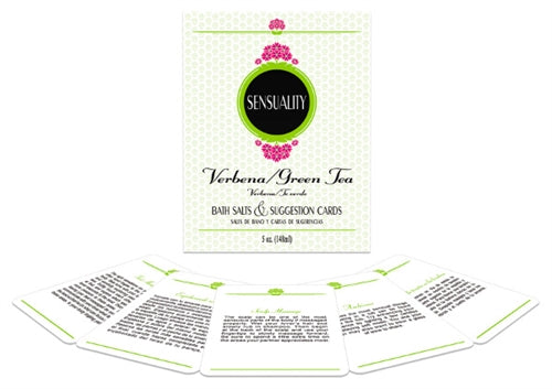 Sensuality Bath Set - Verbena and Green Tea - Not Very Vanilla