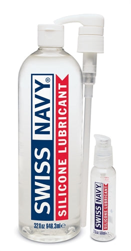 Swiss Navy Silicone Lube - 32 Fl. Oz. - Not Very Vanilla