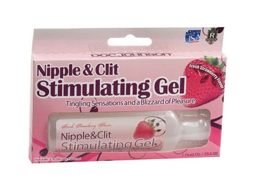 Nipple and Clit Stimulating Gel 1 Oz - Strawberry - Not Very Vanilla