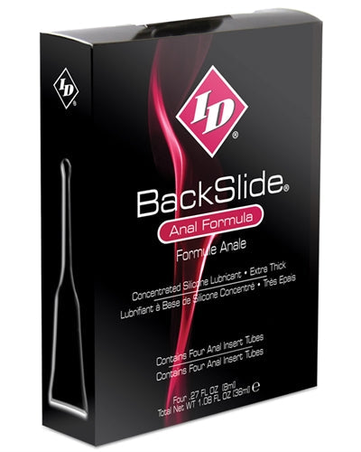 ID Backslide Silicone Lubricant 8ml Long Tube - 4pack - Not Very Vanilla