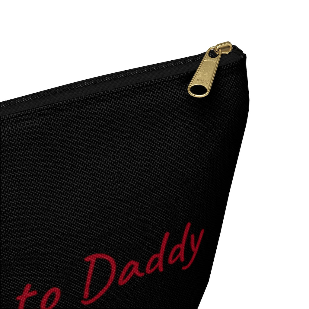 T-bottom Toy Pouch - Black (These belong to Daddy) - Not Very Vanilla