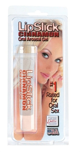 Lipslick Cinnamon Oral Arousal Gel - Clear Edible Warm and Tingly - Not Very Vanilla