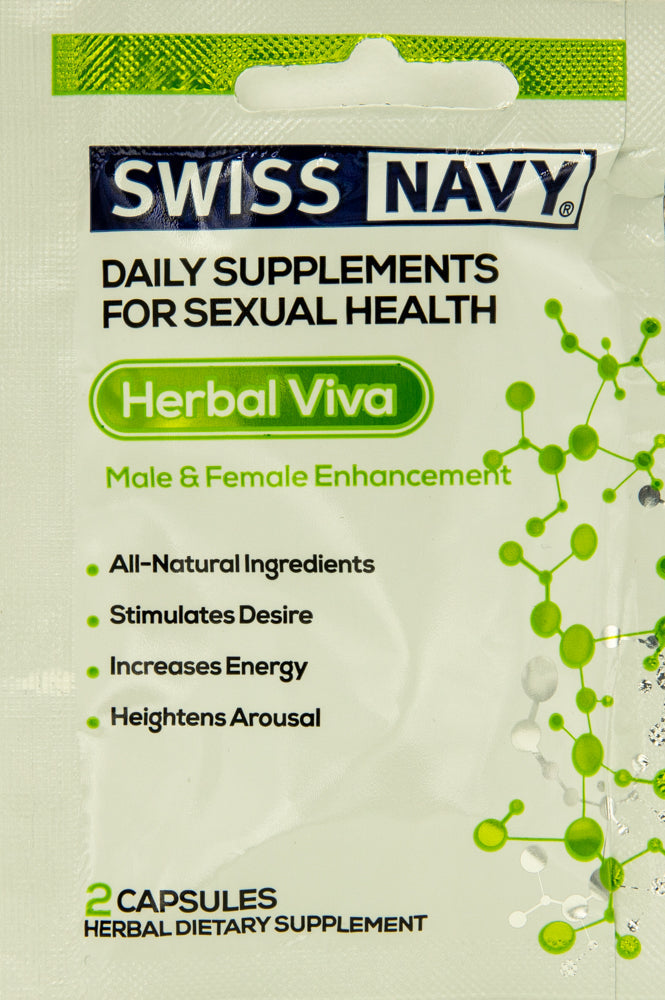 Swiss Navy Herbal Viva Him & Her Enhancement - 2 Ct - Not Very Vanilla