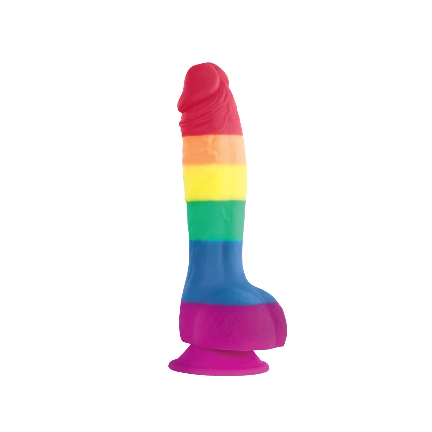 Colours Pride Edition - 6 Inch Dong - Rainbow - Not Very Vanilla