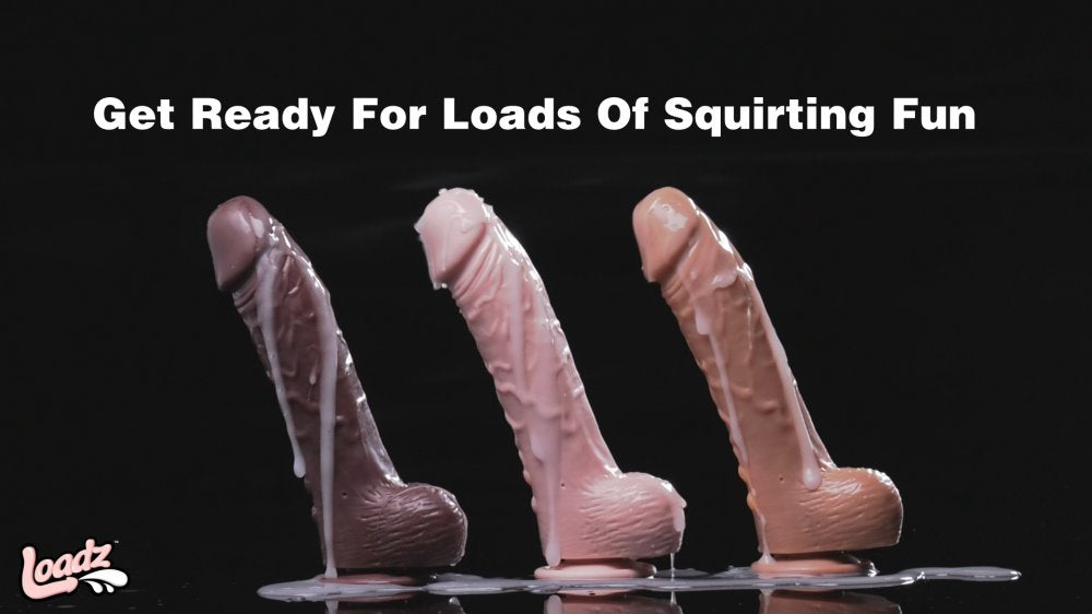 8.5 Inch Vibrating Squirting Dildo with Remote Control - 3 Color options - Not Very Vanilla