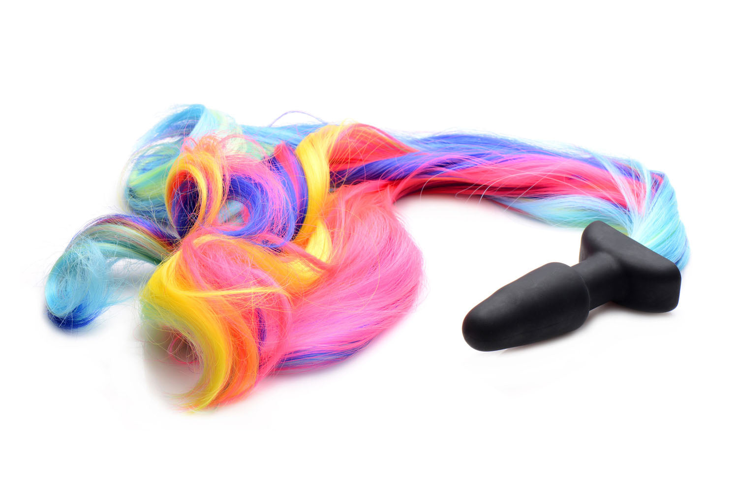 Rainbow Pony Tail Anal Plug - Not Very Vanilla