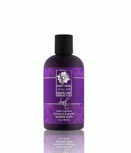 Sliquid Soak Bubble Bath - Cherry Blossom - Not Very Vanilla