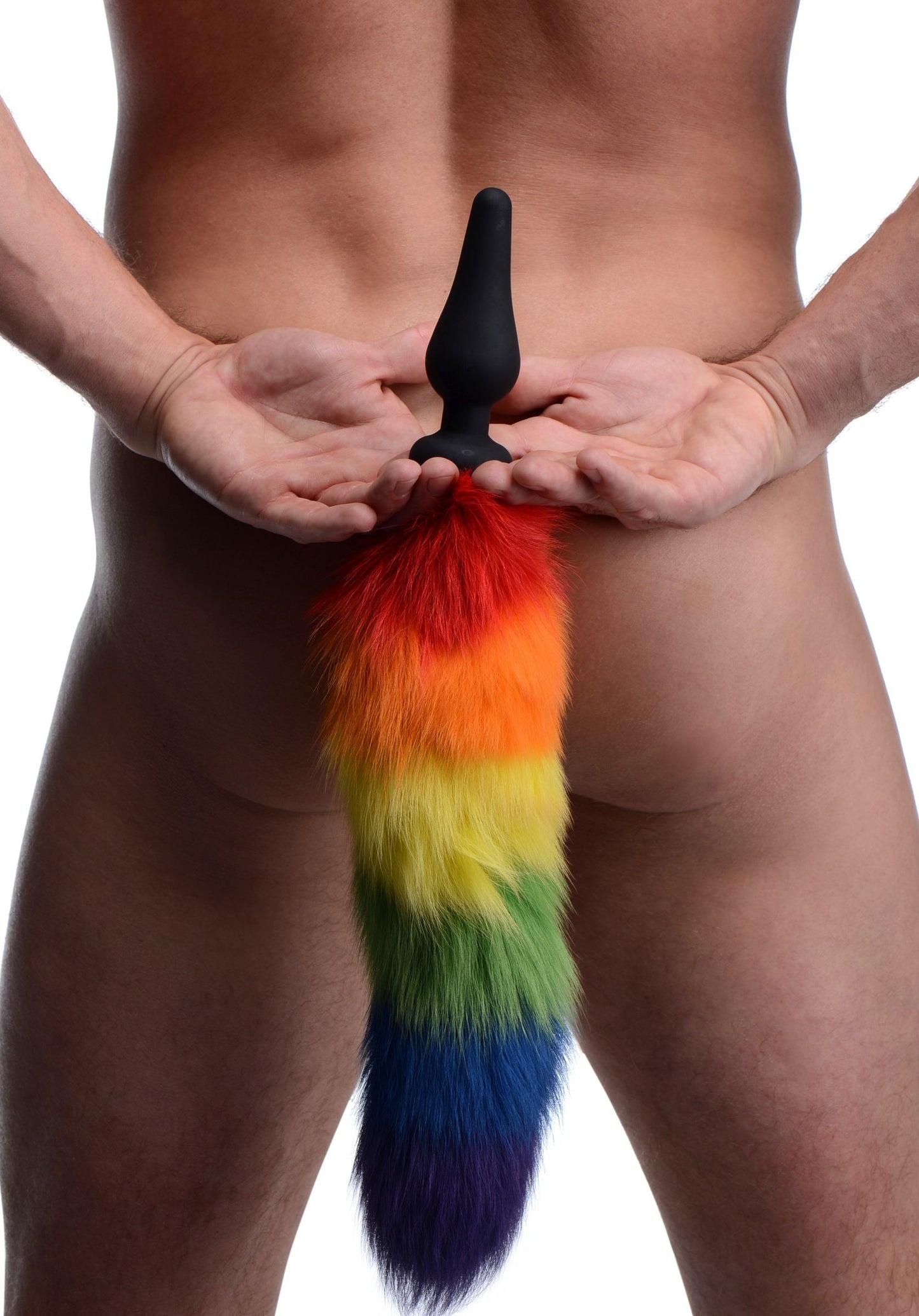 Rainbow Tail Anal Plug - Not Very Vanilla