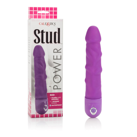 Waterproof Power Stud Rod Dong - Purple - Not Very Vanilla