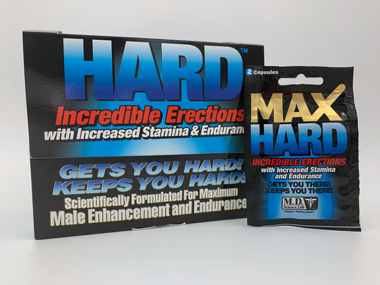 Max Hard XXX - 24 Packet Display - Not Very Vanilla