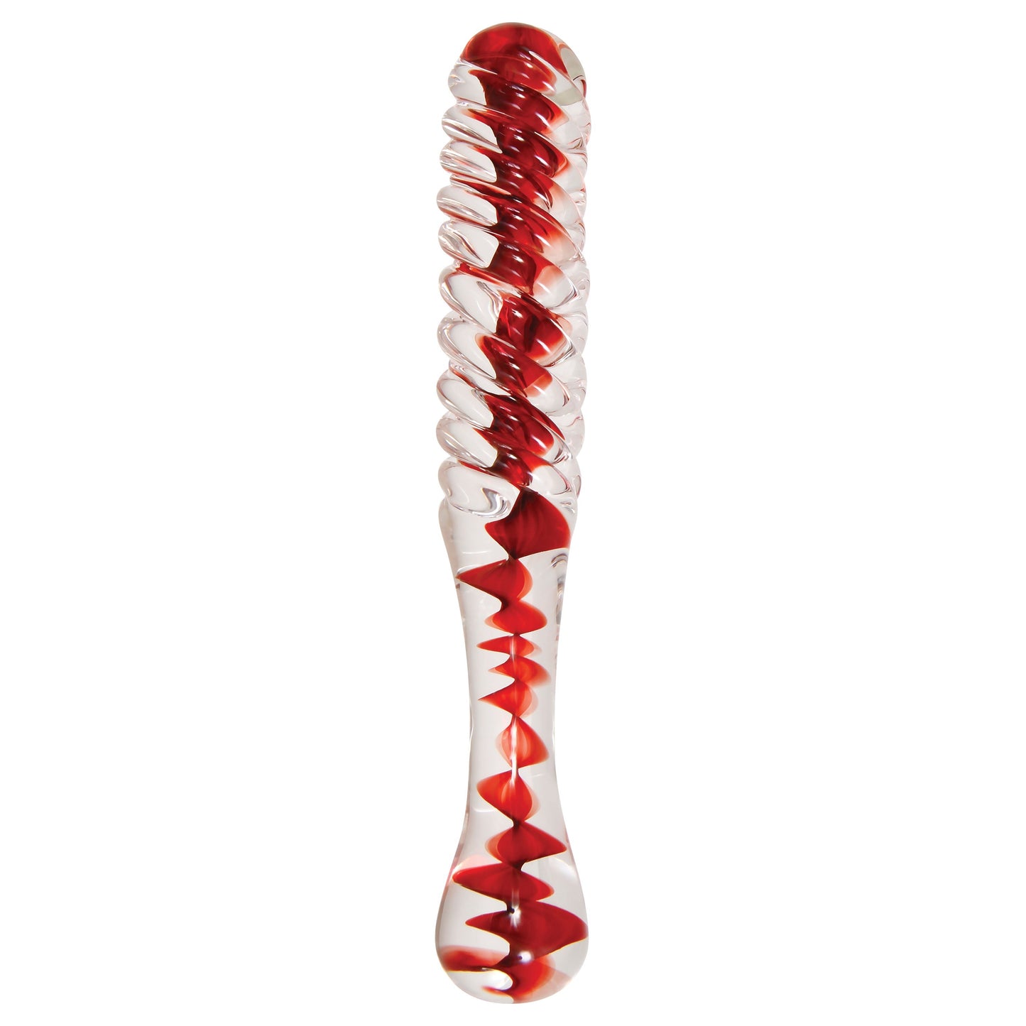 A&E Eve's Sweetheart Swirl Glass Dildo - Not Very Vanilla